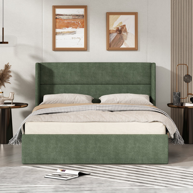 Wayfair green headboard discount